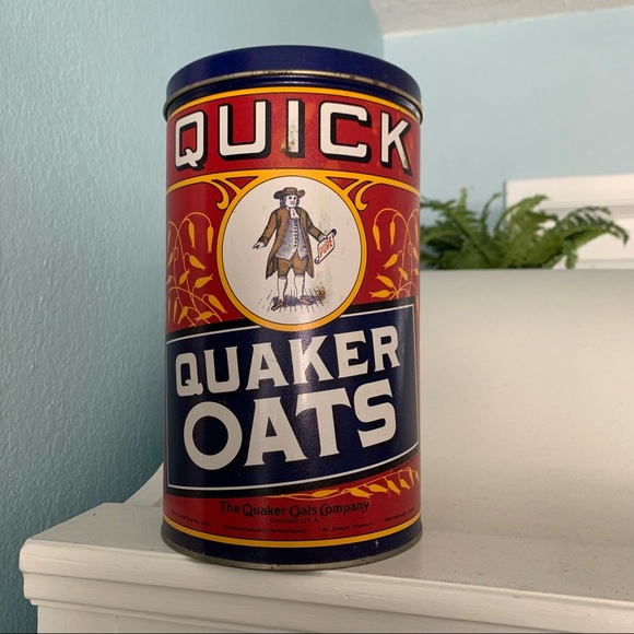 Quick Quaker Oaks Tin - Picture 1 of 9